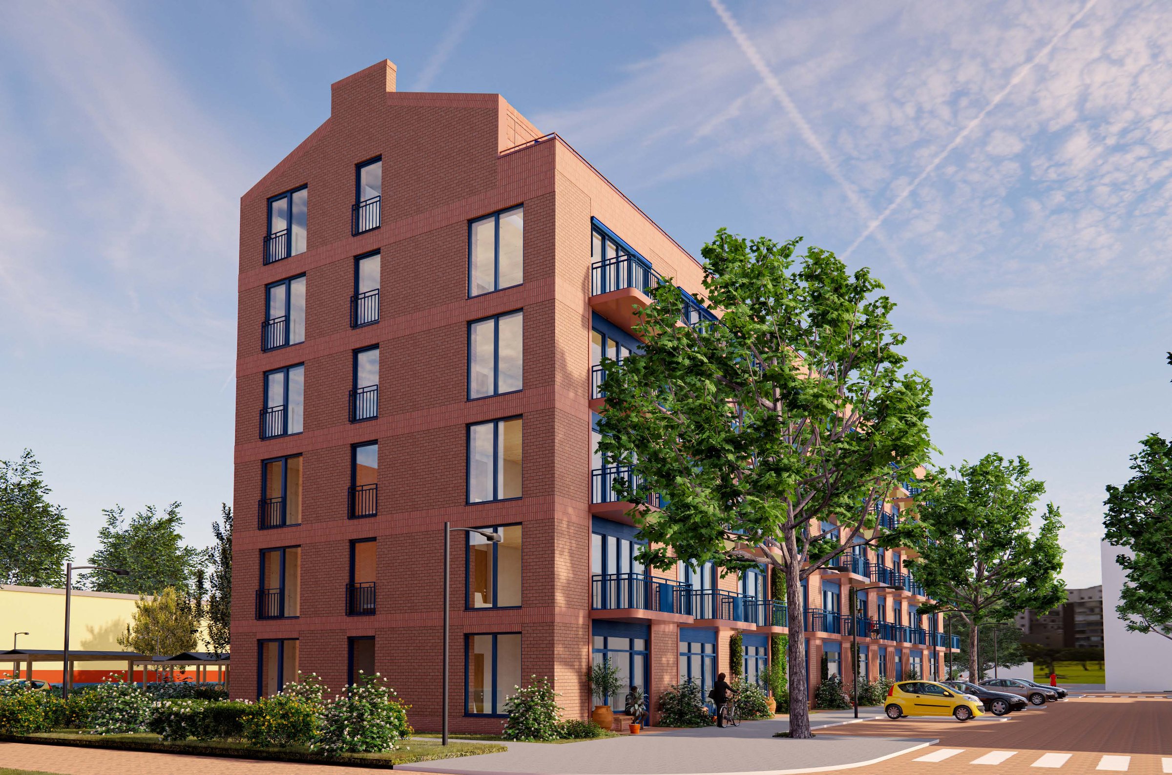 Impressie noordzijde — definitief voorlopig ontwerp