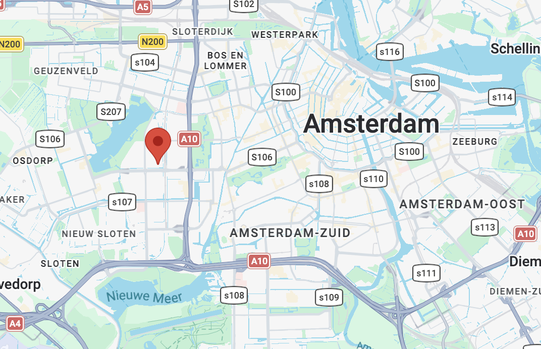 Locatie De Walvis op de kaart