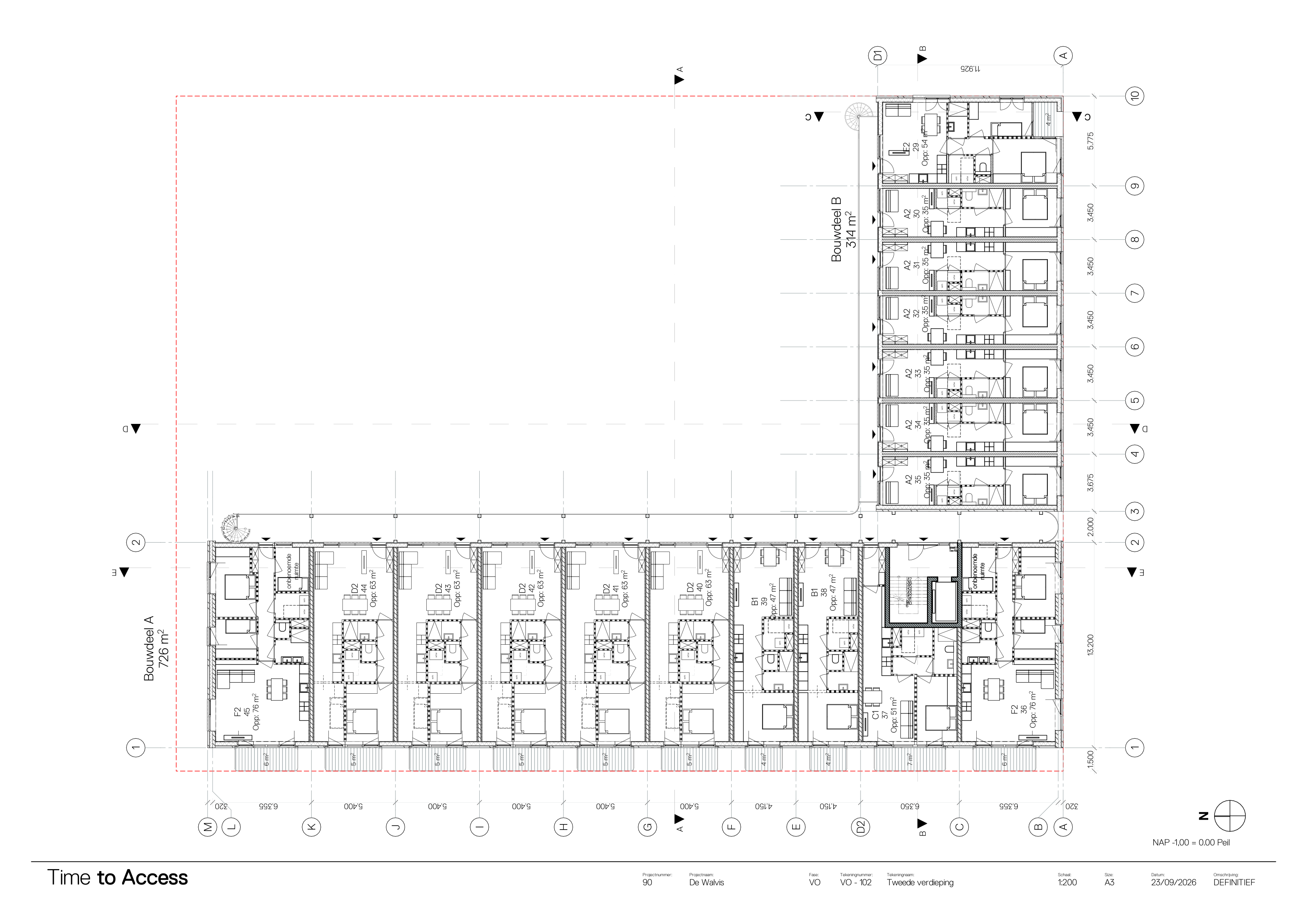 Plattegrond tweede verdieping — definitief VO (VO-102)